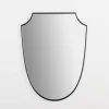 Black Iron Shield Wall Mirror-Kirkland's Home Shop