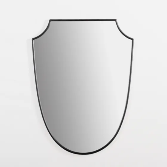 Black Iron Shield Wall Mirror-Kirkland's Home Shop
