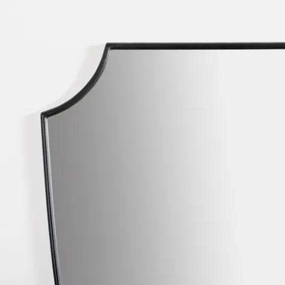 Black Iron Shield Wall Mirror-Kirkland's Home Shop