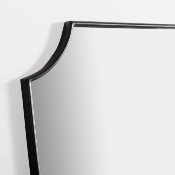 Black Iron Shield Wall Mirror-Kirkland's Home Shop