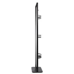 Black Iron Swivel Floor Mirror With Shelves-Kirkland's Home Fashion