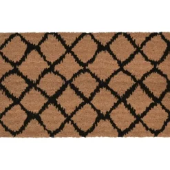 Black Lattice Doormat-Kirkland's Home Cheap