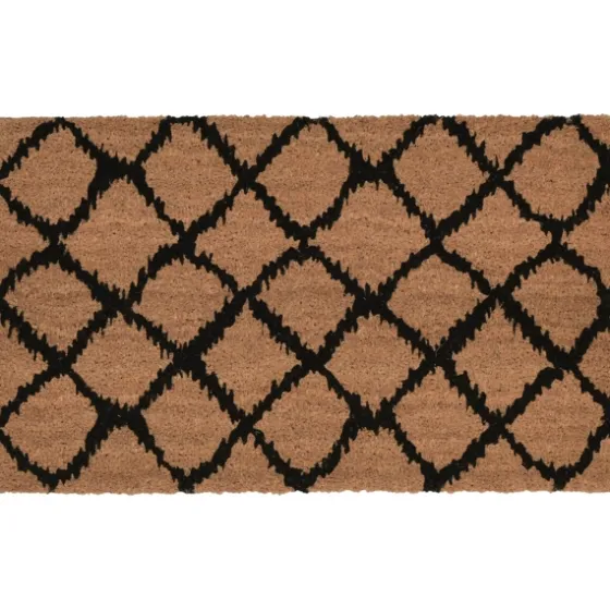 Black Lattice Doormat-Kirkland's Home Cheap