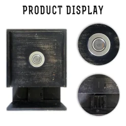 Black Led Floating Shelf With Remote, 10 In.-Kirkland's Home Online
