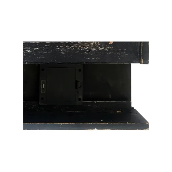 Black Led Floating Shelf With Remote, 7 In.-Kirkland's Home New