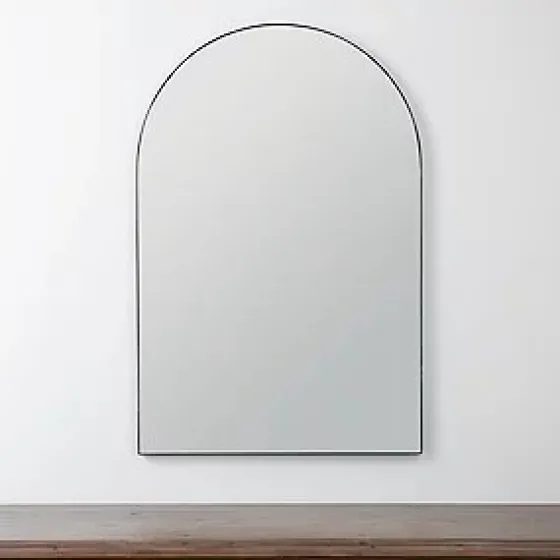 Black Linear Arch Wall Mirror-Kirkland's Home Sale