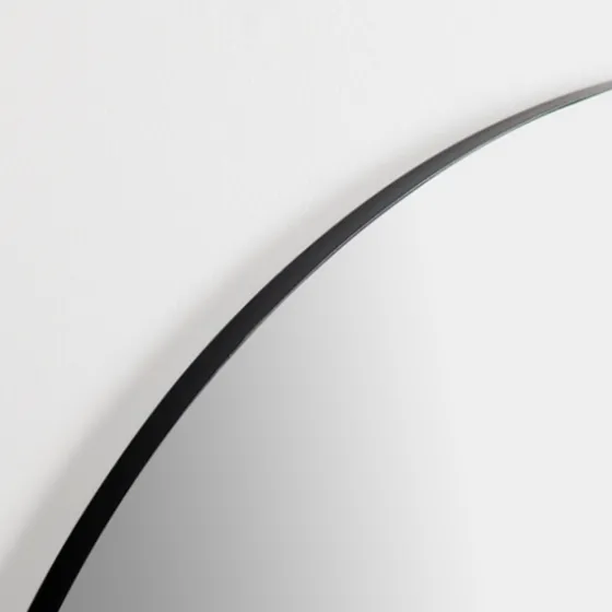 Black Linear Half Moon Mirror-Kirkland's Home Online