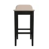 Black Lowback Padded Bar Stool-Kirkland's Home Best Sale