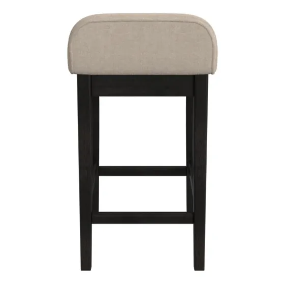 Black Lowback Padded Counter Stool-Kirkland's Home Shop