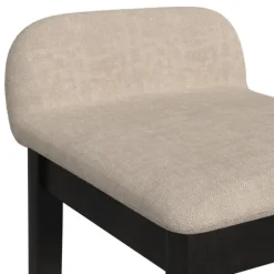 Black Lowback Padded Counter Stool-Kirkland's Home Shop