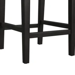 Black Lowback Padded Counter Stool-Kirkland's Home Shop