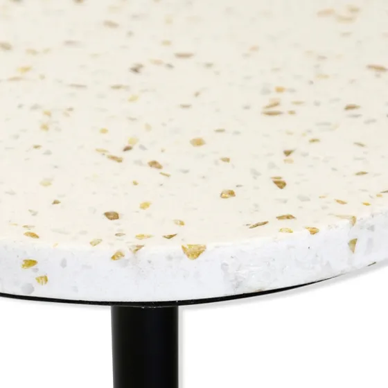 Black Marble Top Pedestal Cocktail Table-Kirkland's Home Cheap