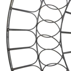 Black Metal Abstract Farmhouse Wall Plaque-Kirkland's Home Discount