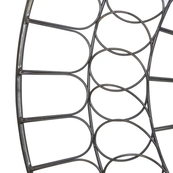 Black Metal Abstract Farmhouse Wall Plaque-Kirkland's Home Discount
