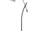 Black Metal Adjustable Task Shade Floor Lamp-Kirkland's Home New