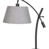 Black Metal Adjustable Task Shade Table Lamp-Kirkland's Home Fashion