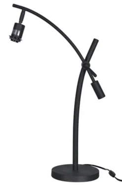 Black Metal Adjustable Task Shade Table Lamp-Kirkland's Home Fashion