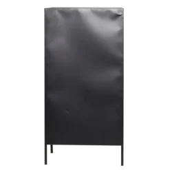 Black Metal And Brown Wood Standing Wine Rack-Kirkland's Home Store