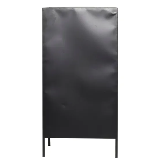 Black Metal And Brown Wood Standing Wine Rack-Kirkland's Home Store