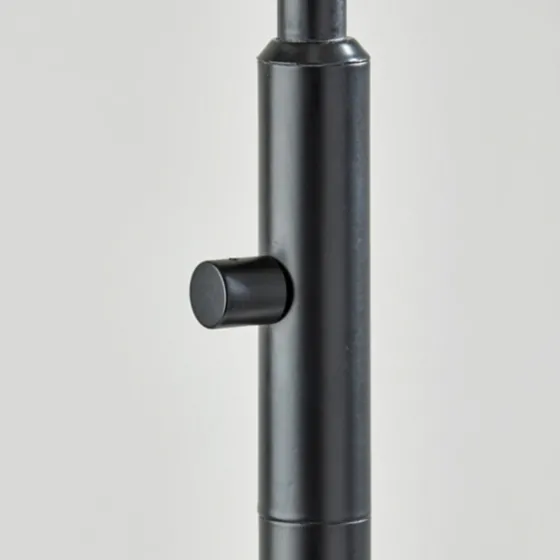 Black Metal And Frosted Glass Globe Floor Lamp-Kirkland's Home Outlet