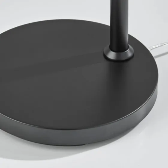 Black Metal And Frosted Glass Globe Floor Lamp-Kirkland's Home Outlet