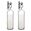 Black Metal And Glass Logan Sconces, Set Of 2-Kirkland's Home Sale