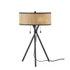 Black Metal And Rat Tripod Table Lamp-Kirkland's Home Hot
