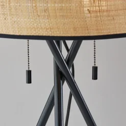 Black Metal And Rat Tripod Table Lamp-Kirkland's Home Hot