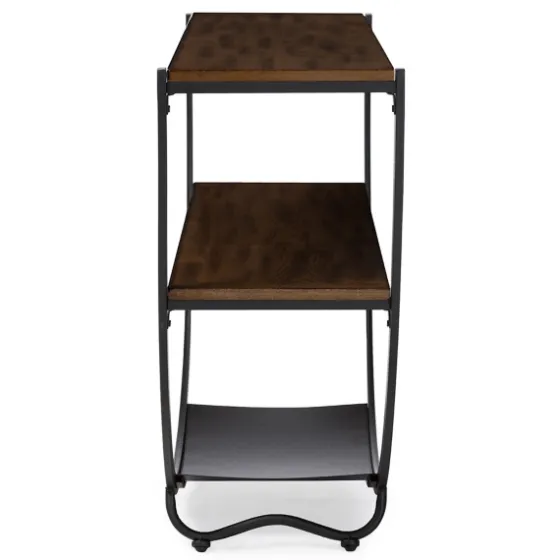 Black Metal And Rustic Wood Modern Console Table-Kirkland's Home Best