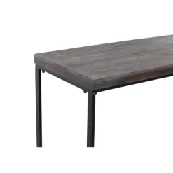 Black Metal And Wood Contemporary Console Table-Kirkland's Home Online