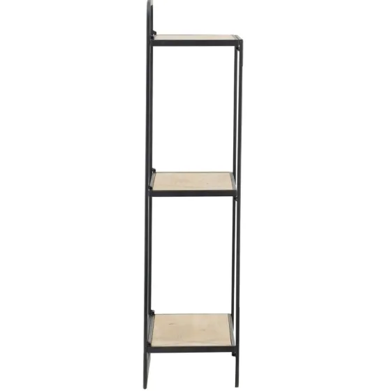 Black Metal And Wood 3-Tier Wall Shelf-Kirkland's Home Cheap