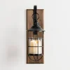 Black Metal Caged Wall Sconce-Kirkland's Home Shop