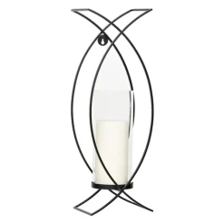 Black Metal Crisscross Sconces, Set Of 2-Kirkland's Home Shop