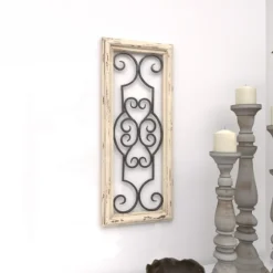 Black Metal Farmhouse Scroll Wall Plaque-Kirkland's Home Fashion