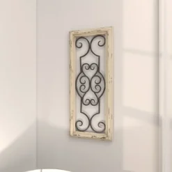 Black Metal Farmhouse Scroll Wall Plaque-Kirkland's Home Fashion
