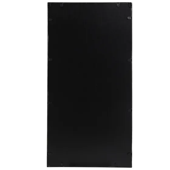 Black Metal Geometric Wall Mirrors, Set Of 3-Kirkland's Home Cheap