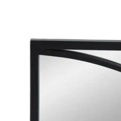 Black Metal Geometric Wall Mirrors, Set Of 3-Kirkland's Home Cheap
