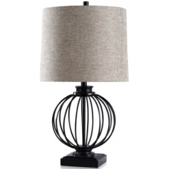 Black Metal Globe Table Lamp-Kirkland's Home Best Sale