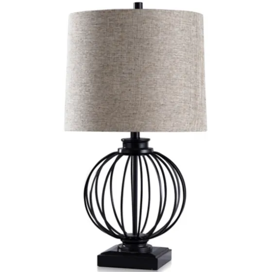 Black Metal Globe Table Lamp-Kirkland's Home Best Sale