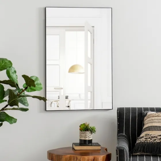 Black Metal Linear Mirror, 24X36-Kirkland's Home Best