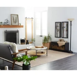 Black Metal Mesh Fireplace Screen-Kirkland's Home New