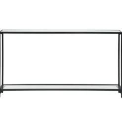 Black Metal Mirrored Top Console Table-Kirkland's Home Best