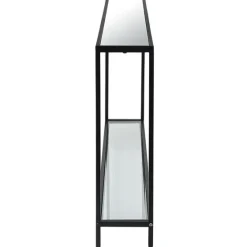 Black Metal Mirrored Top Console Table-Kirkland's Home Best