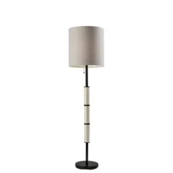 Black Metal Modern Accented Floor Lamp-Kirkland's Home New