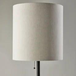 Black Metal Modern Accented Floor Lamp-Kirkland's Home New