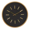 Black Metal Modern Thomas Wall Clock-Kirkland's Home Shop