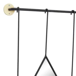 Black Metal Nova Hanging Wall Mirror-Kirkland's Home Clearance