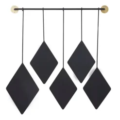 Black Metal Nova Hanging Wall Mirror-Kirkland's Home Clearance