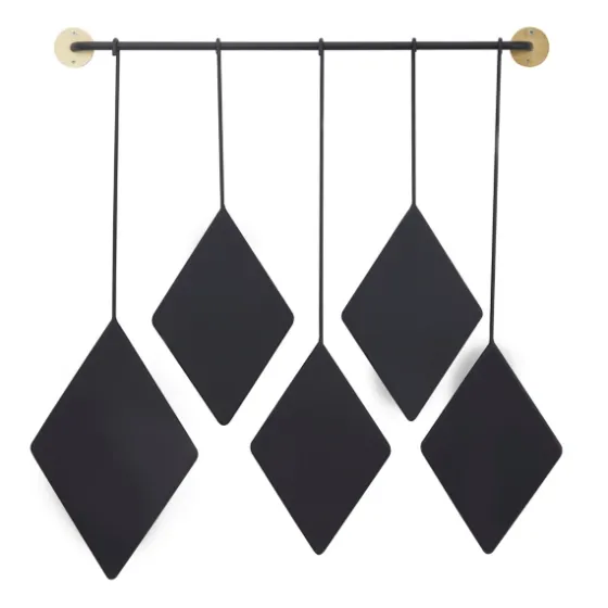Black Metal Nova Hanging Wall Mirror-Kirkland's Home Clearance