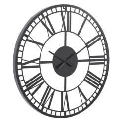 Black Metal Open Frame Wall Clock-Kirkland's Home Best Sale